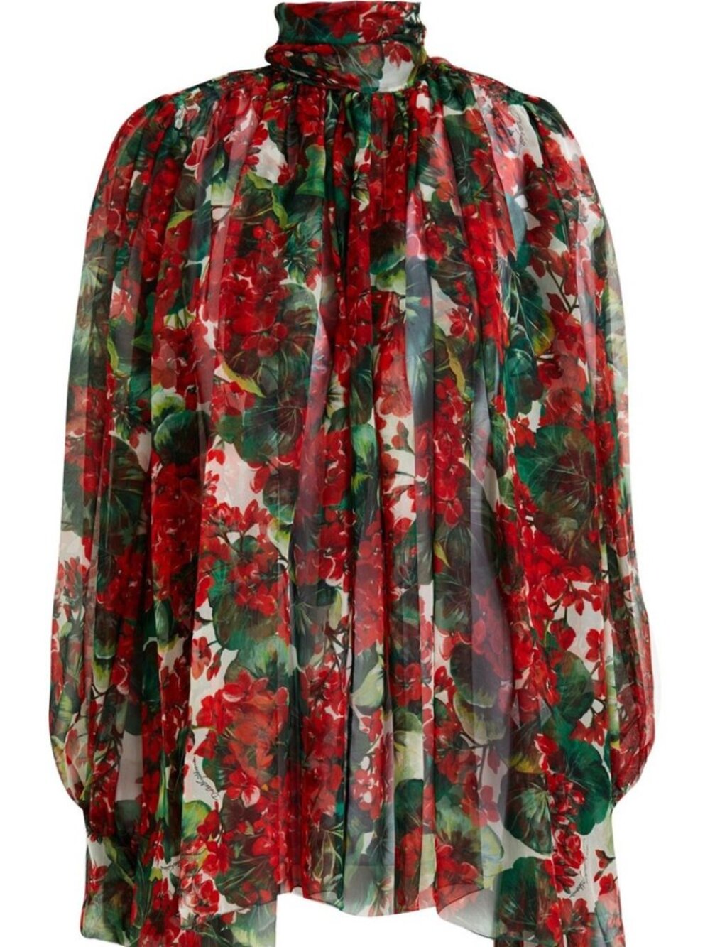Dolce&Gabbana Floral Silk Blouse